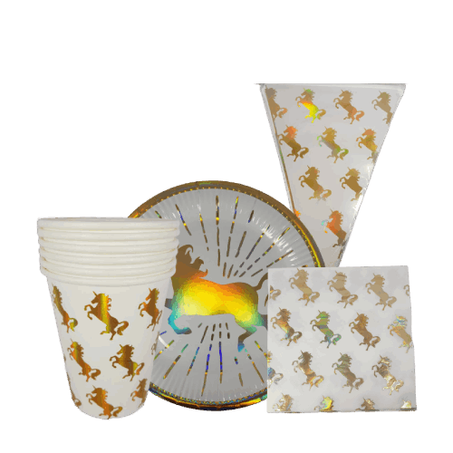 Unicorn Tableware Party Set